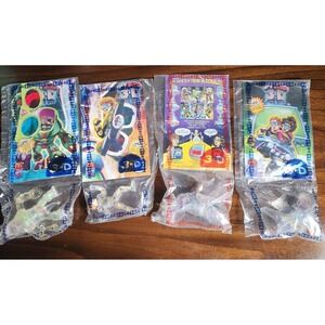 Sealed 2003 McDonalds Spy Kids 3D Game Over Action Figures & Glasses #1, 2, 4, 6